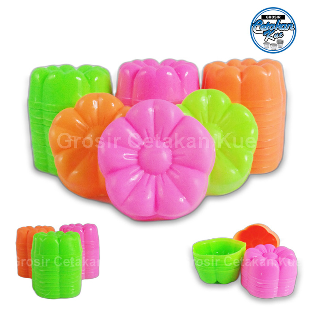 Cetakan Plastik Motif Bunga Melati