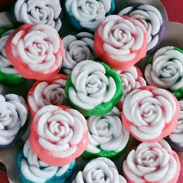 Cetakan Plastik Motif Bunga Mawar - Gambar 2