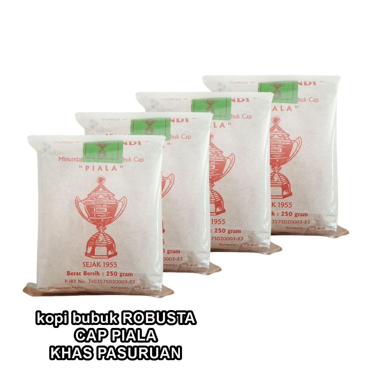 Kopi Kaspandi Cap Piala (Bungkus Kertas)