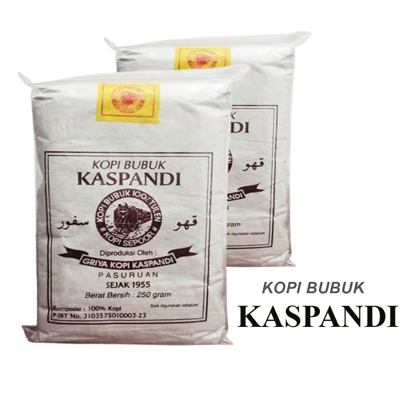 Kopi KASPANDI Cap Sepoor (Bungkus Kertas) 2 Ukuran
