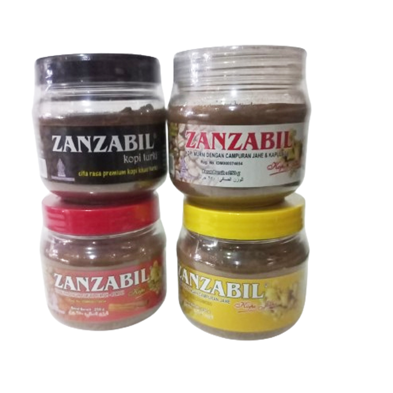 Kopi REMPAH Zanzabil Toples Berat. 250ml Penambah Stamina