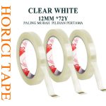 Lakban MEREK HORICI  Ukuran 12mm*72 yard BENING