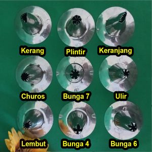 Cetakan Kue Sempret / Spuit Topi