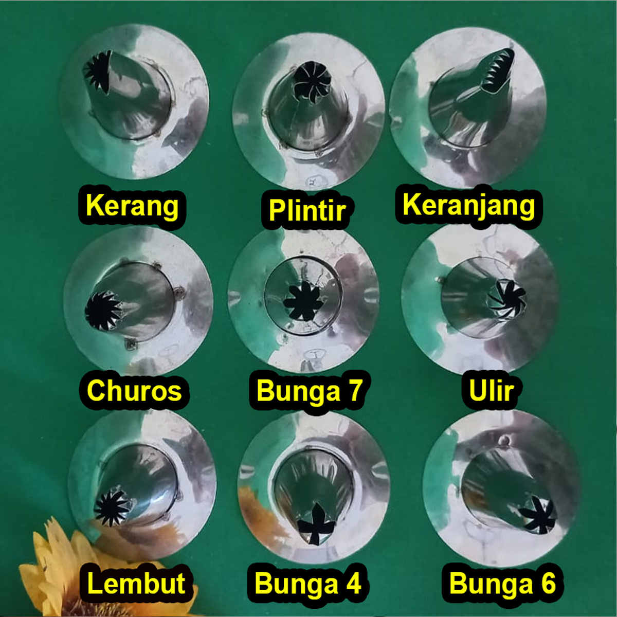 Cetakan Kue Sempret / Spuit Topi