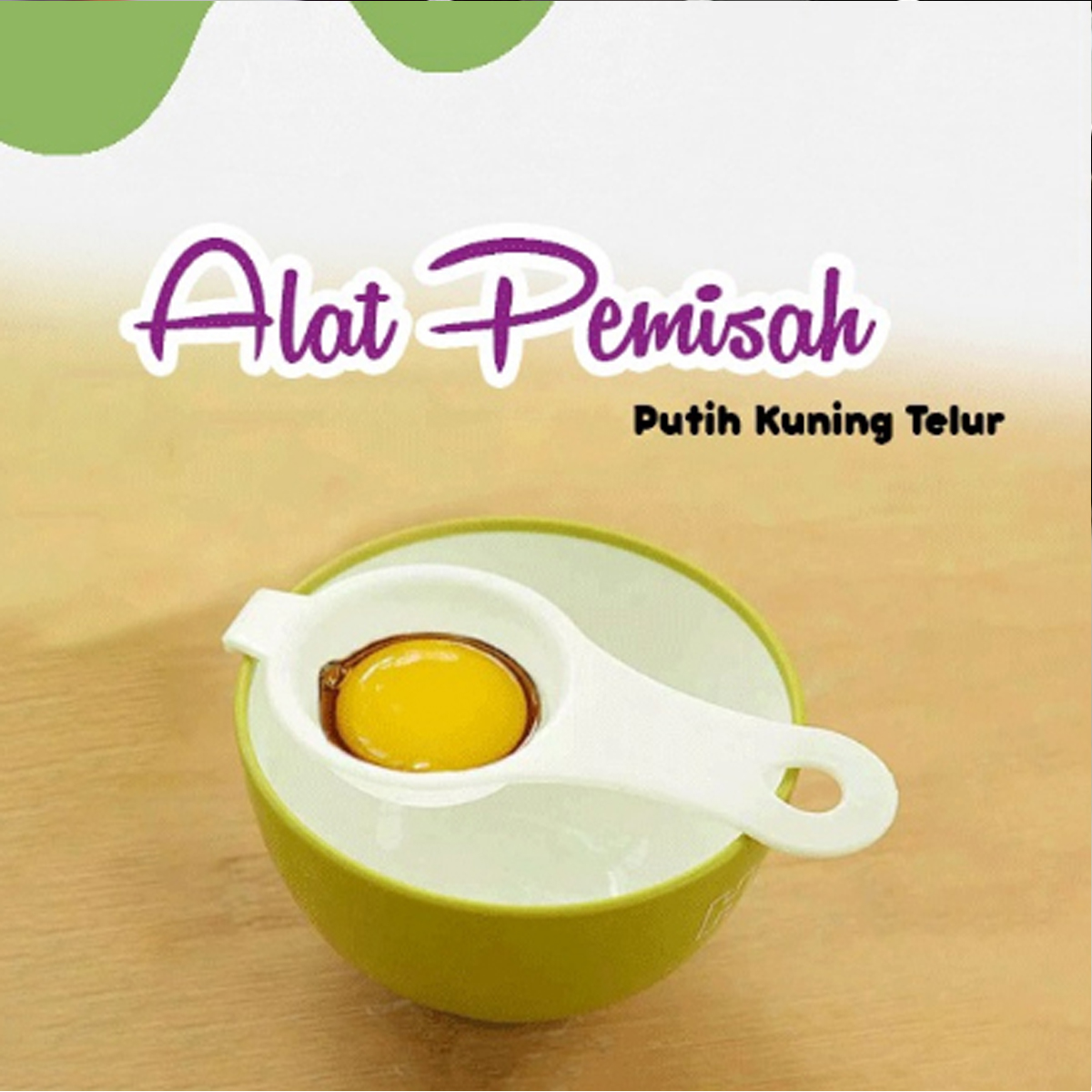 Alat Untuk Pemisah Kuning Telur