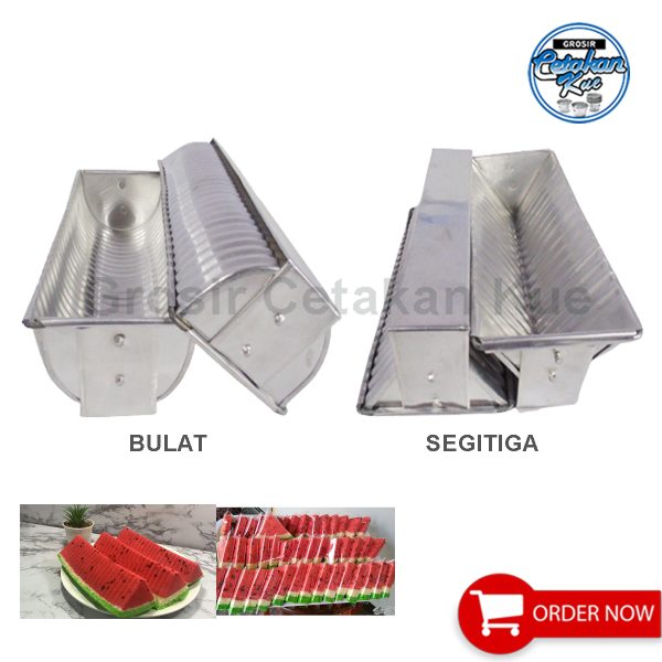 Loyang Roti Sisir / Puding / Bolu Bentuk semangka dan Segitiga Panjang 24cm