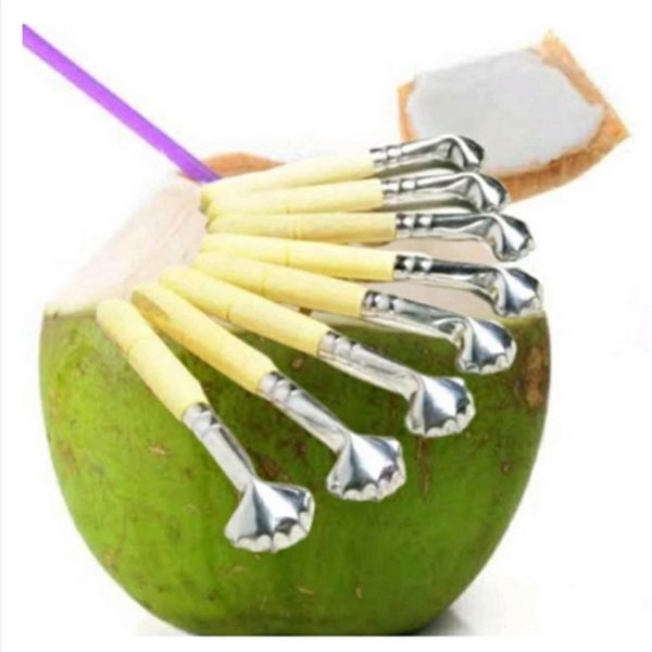 Kerokan Kelapa Belewah Degan Gagang Kayu - Gambar 3