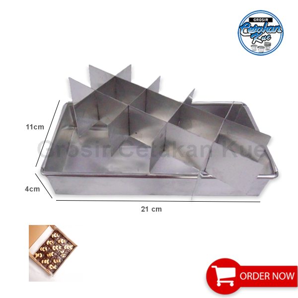 Loyang Sekat Brownies - Gambar 3