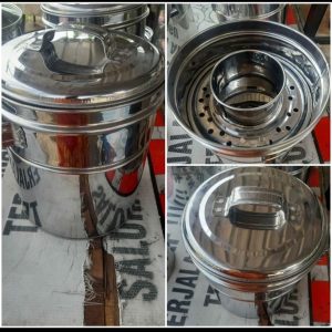 Dandang Cilok / Bakso Tutup Biasa Bahan Stainless