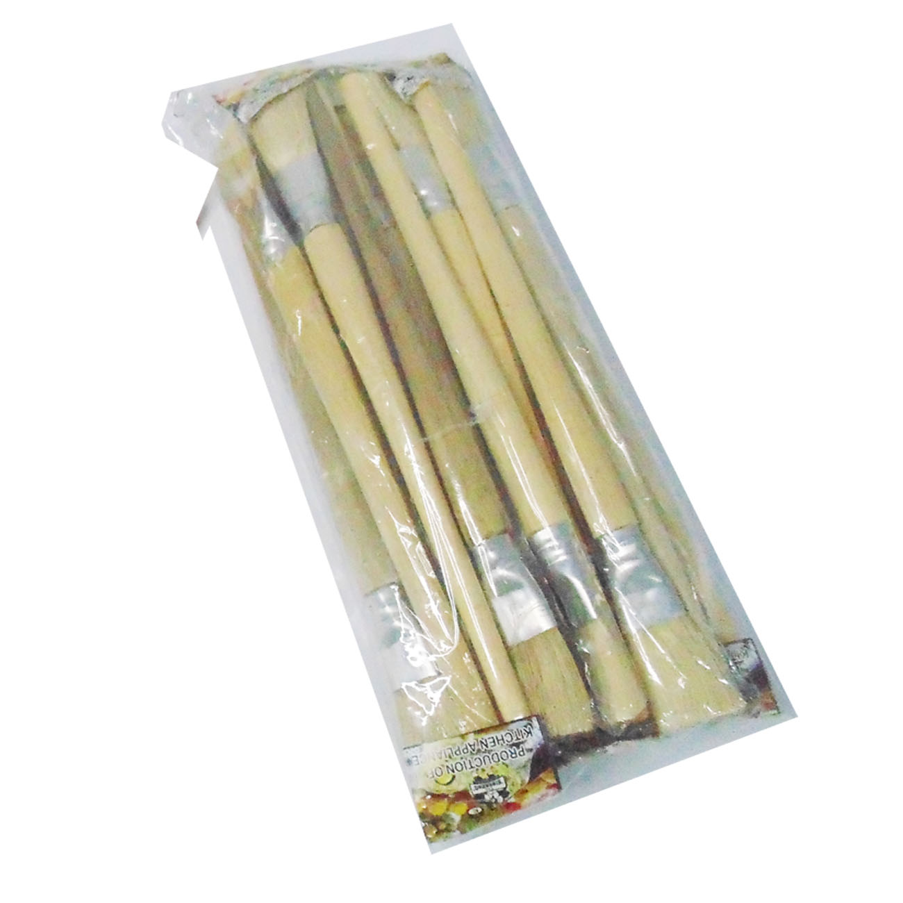 Kuas Oles Bahan Serabut Kue Roti Gagang Kayu