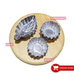 Cetakan Kue Kering Nastar / Coklat Bentuk Daun | Bunga | Keranjang | Kue Coklat - Isi 40 Biji