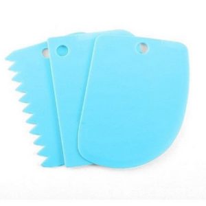 ISI 3 Model Scraper / Pemotong / Alat Dekorasi Cream