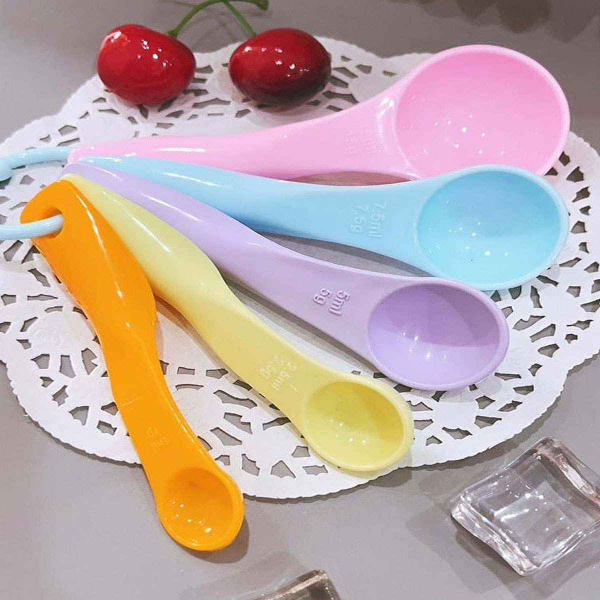 Sendok Takar Bumbu Set 5 In 1 Warna Warni