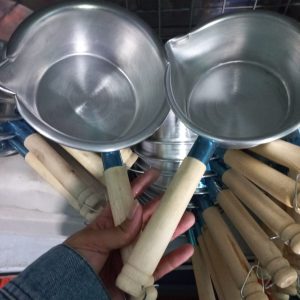 Panci Susu Aluminium Gagang Kayu